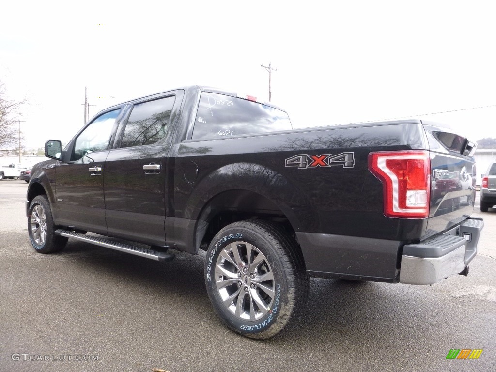 2016 F150 XLT SuperCrew 4x4 - Shadow Black / Medium Earth Gray photo #4