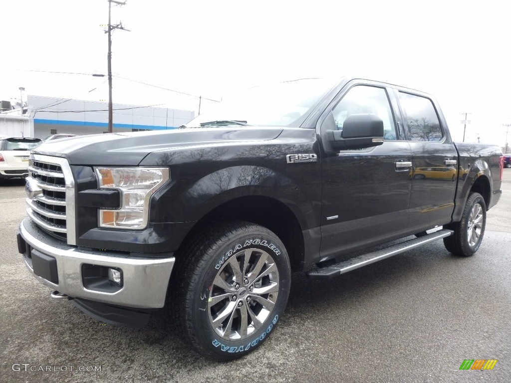 2016 F150 XLT SuperCrew 4x4 - Shadow Black / Medium Earth Gray photo #6