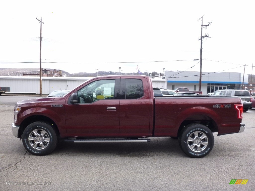 2016 F150 XLT SuperCab 4x4 - Bronze Fire / Medium Earth Gray photo #5