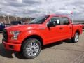 2016 Race Red Ford F150 XL SuperCrew 4x4  photo #8