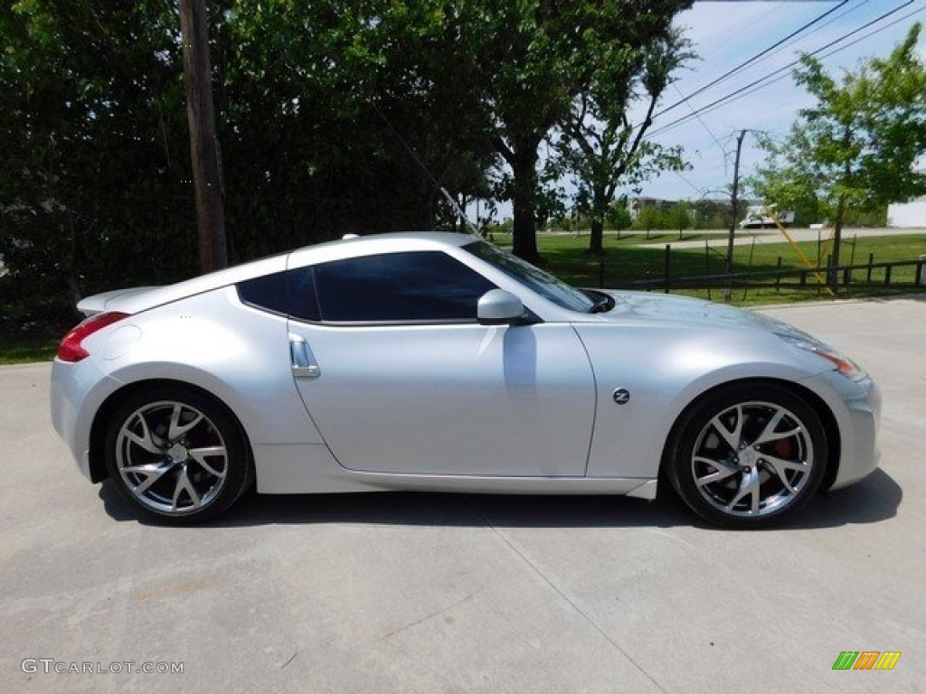Brilliant Silver 2015 Nissan 370Z Sport Tech Coupe Exterior Photo #112207062