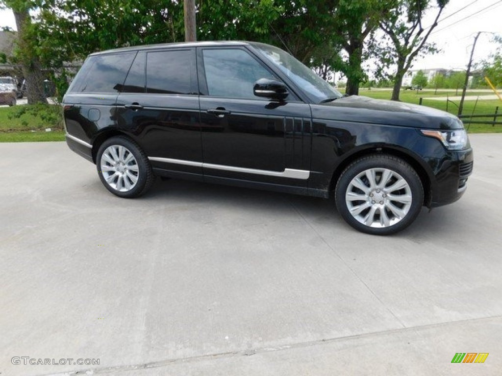 2016 Range Rover Supercharged - Santorini Black Metallic / Ebony/Ebony photo #1