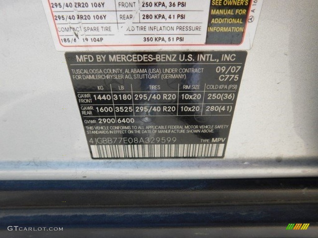 2008 ML 63 AMG 4Matic - Iridium Silver Metallic / Black photo #32