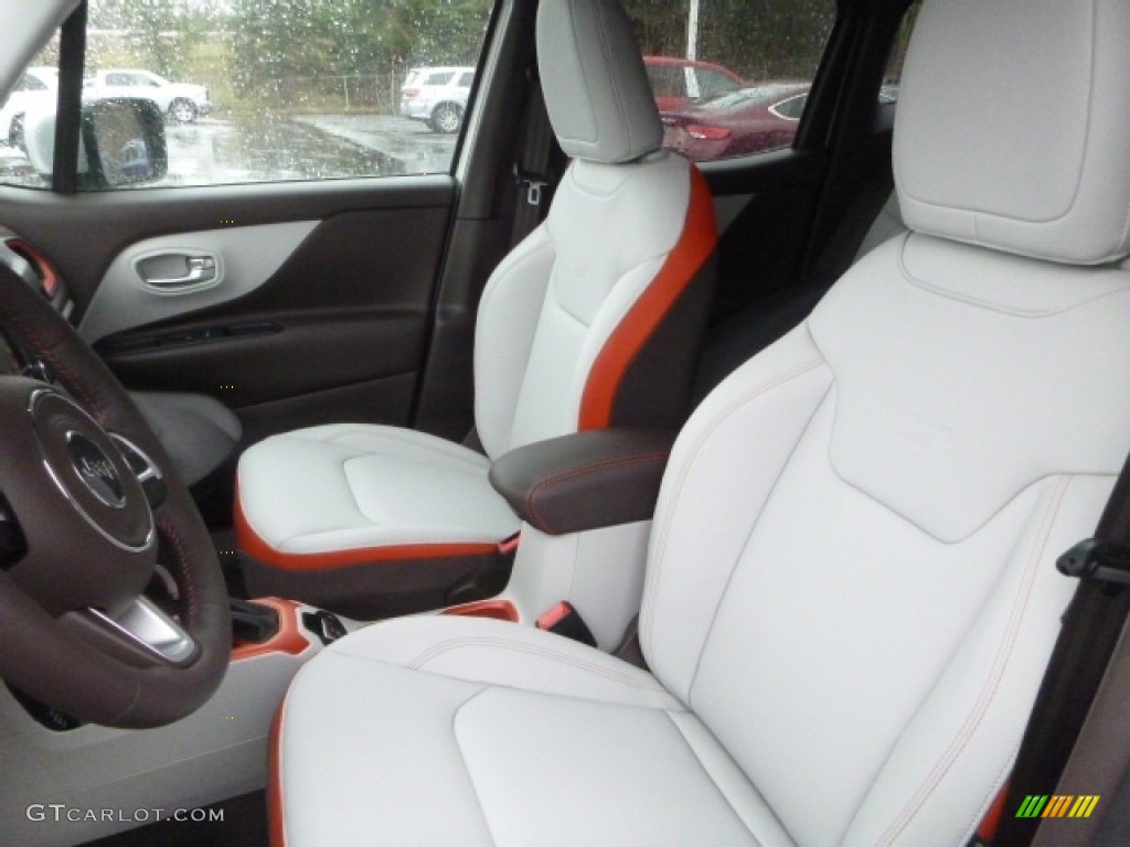 2016 Renegade Limited 4x4 - Alpine White / Bark Brown/Ski Grey photo #14