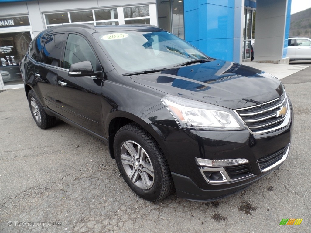 2015 Traverse LT AWD - Black Granite Metallic / Ebony photo #1