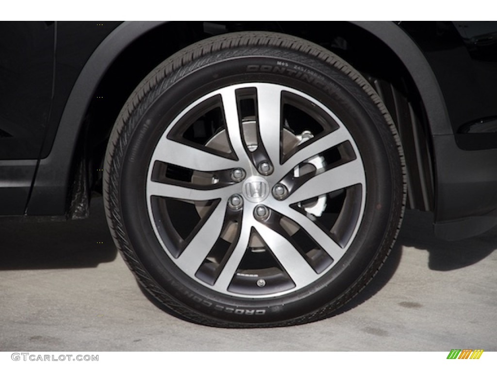 2016 Pilot Elite AWD - Crystal Black Pearl / Black photo #5