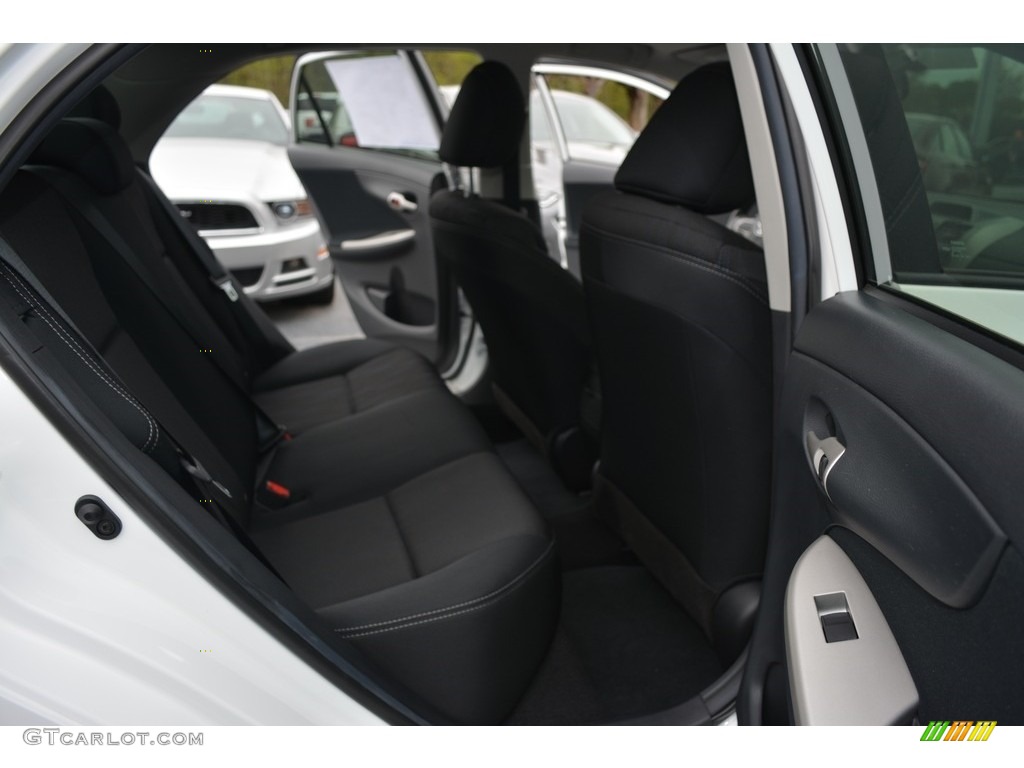 2013 Corolla S - Super White / Dark Charcoal photo #14