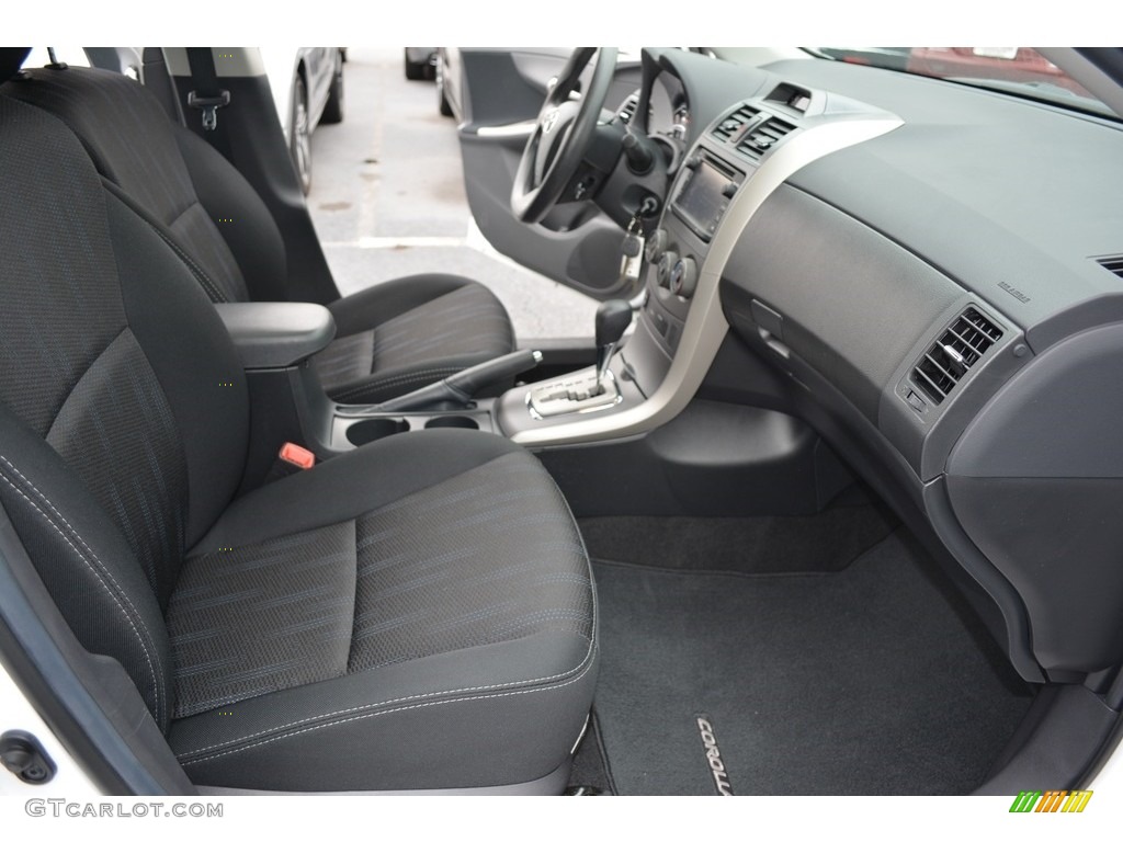 2013 Corolla S - Super White / Dark Charcoal photo #16