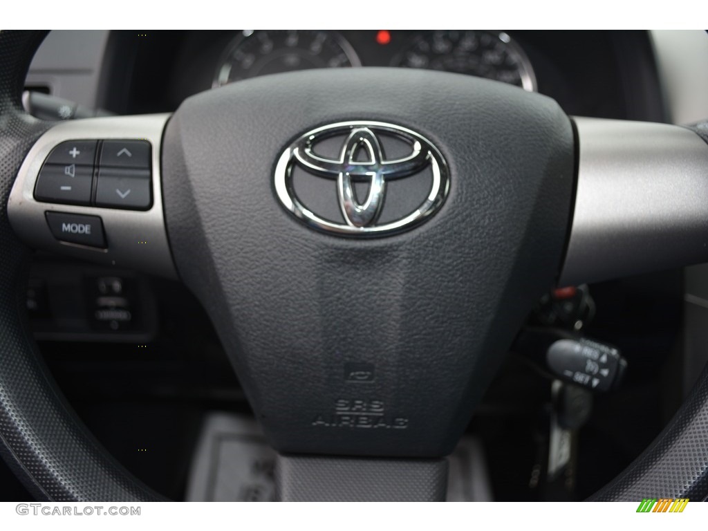 2013 Corolla S - Super White / Dark Charcoal photo #22