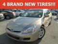 2007 Desert Mist Metallic Honda Accord EX-L Sedan  photo #1