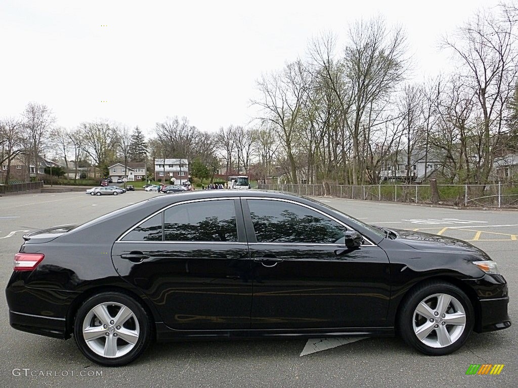 2010 Camry SE V6 - Black / Dark Charcoal photo #6