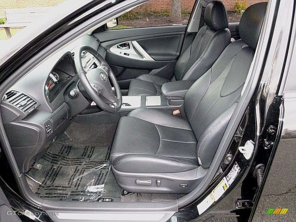2010 Camry SE V6 - Black / Dark Charcoal photo #12