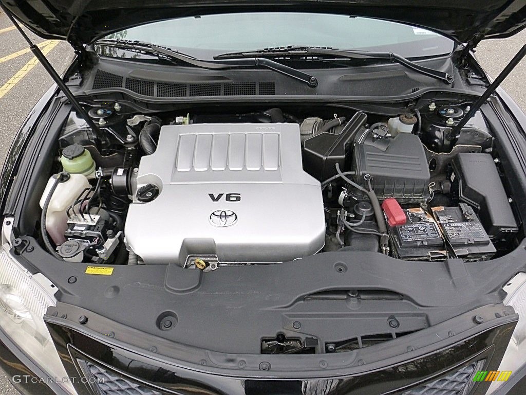 2010 Camry SE V6 - Black / Dark Charcoal photo #32