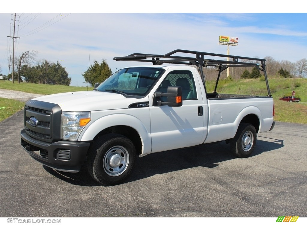 2012 F250 Super Duty XL Regular Cab - Oxford White / Steel photo #14