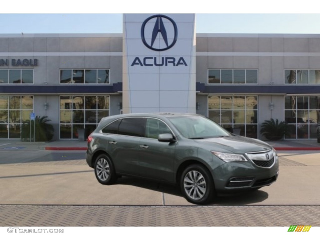 Forest Mist Metallic Acura MDX