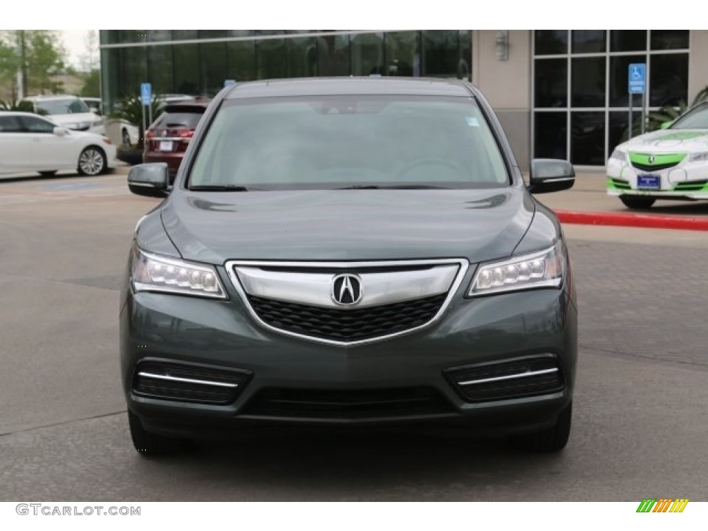 2014 MDX Technology - Forest Mist Metallic / Parchment photo #2