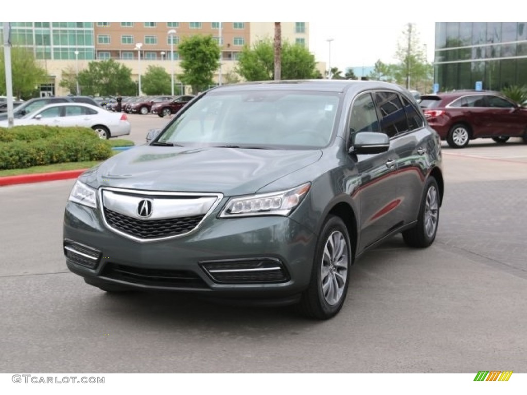 2014 MDX Technology - Forest Mist Metallic / Parchment photo #3