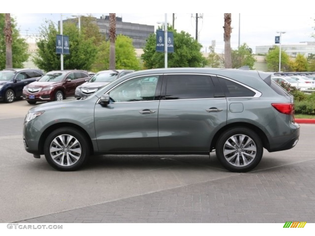 2014 MDX Technology - Forest Mist Metallic / Parchment photo #4