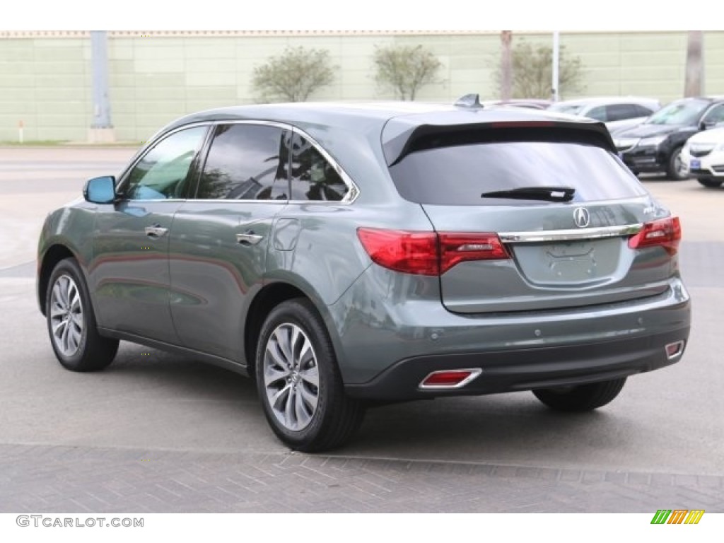 2014 MDX Technology - Forest Mist Metallic / Parchment photo #5