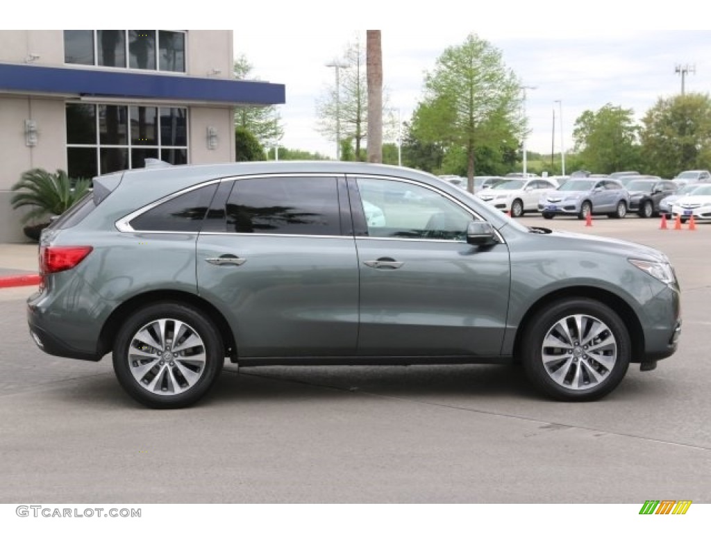 2014 MDX Technology - Forest Mist Metallic / Parchment photo #8