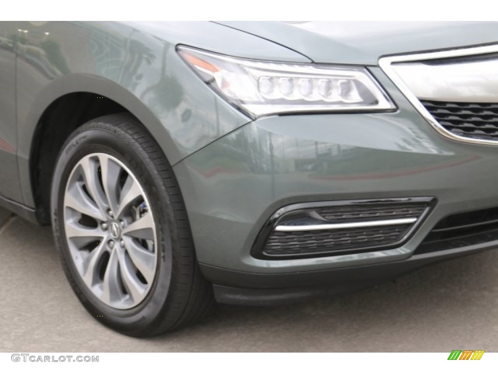 2014 MDX Technology - Forest Mist Metallic / Parchment photo #10