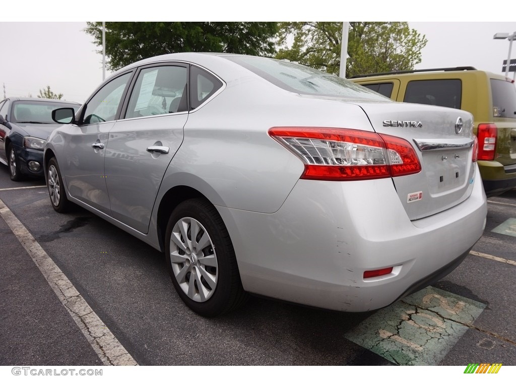 2014 Sentra SL - Brilliant Silver / Charcoal photo #2