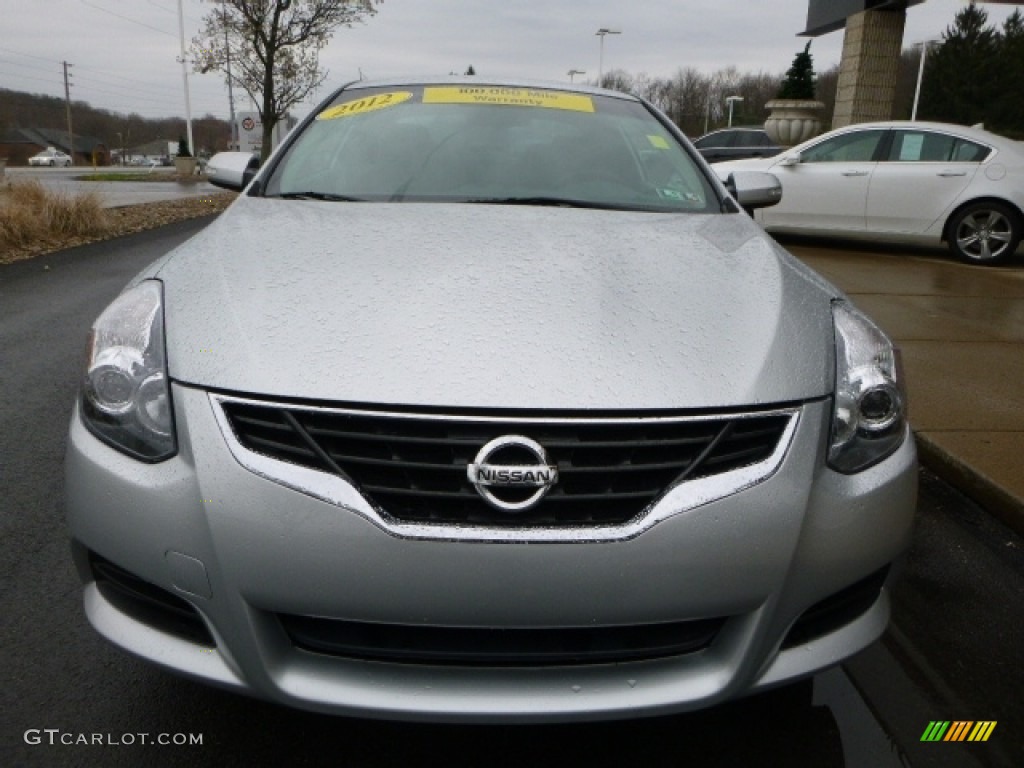 2012 Altima 2.5 S Coupe - Brilliant Silver / Charcoal photo #9