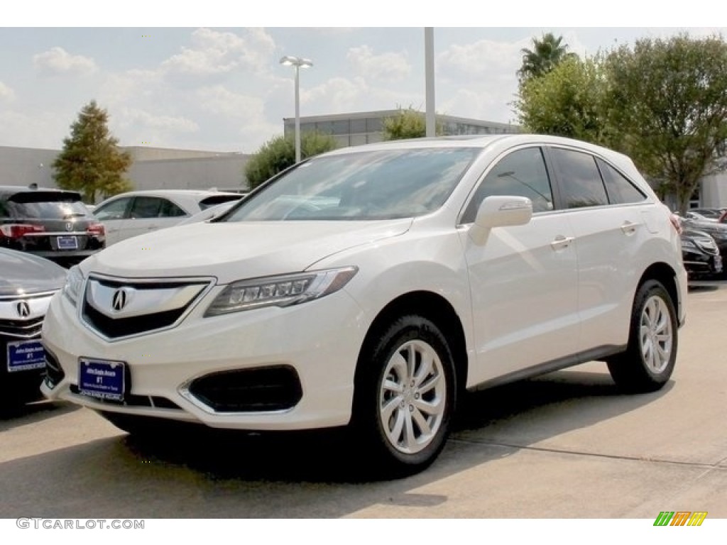 2017 RDX Technology AWD - White Diamond Pearl / Parchment photo #3