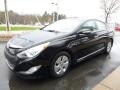 2011 Black Onyx Pearl Hyundai Sonata Hybrid  photo #9