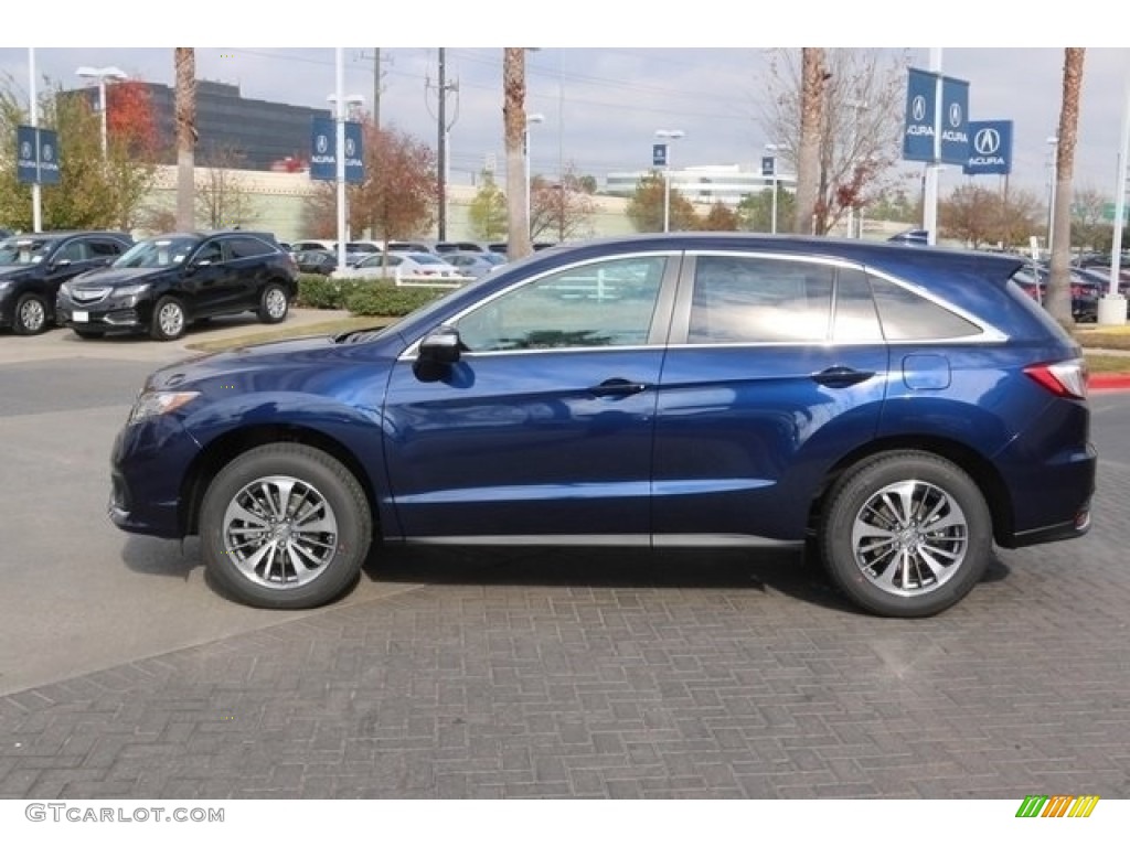 Fathom Blue Pearl 2017 Acura RDX Advance Exterior Photo #112221818