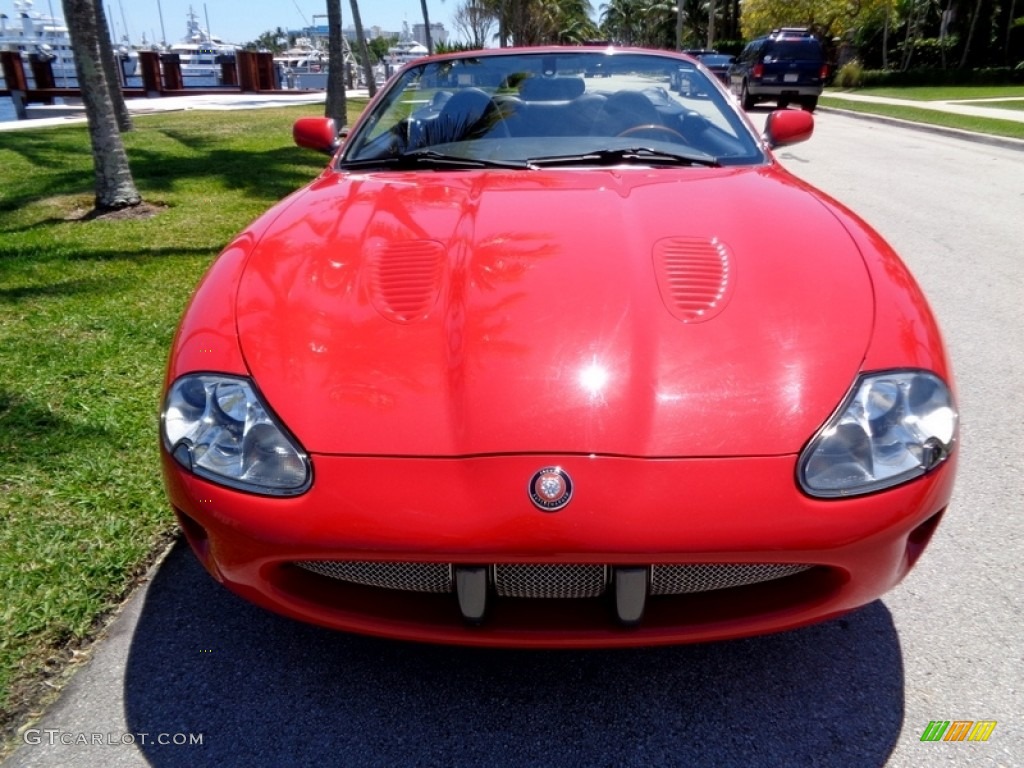 2000 XK XKR Convertible - Phoenix Red Metallic / Charcoal photo #22