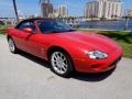 2000 Phoenix Red Metallic Jaguar XK XKR Convertible  photo #38