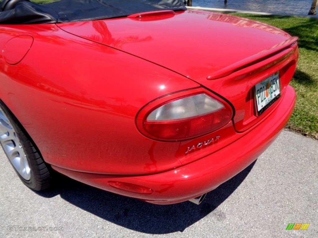 2000 XK XKR Convertible - Phoenix Red Metallic / Charcoal photo #49