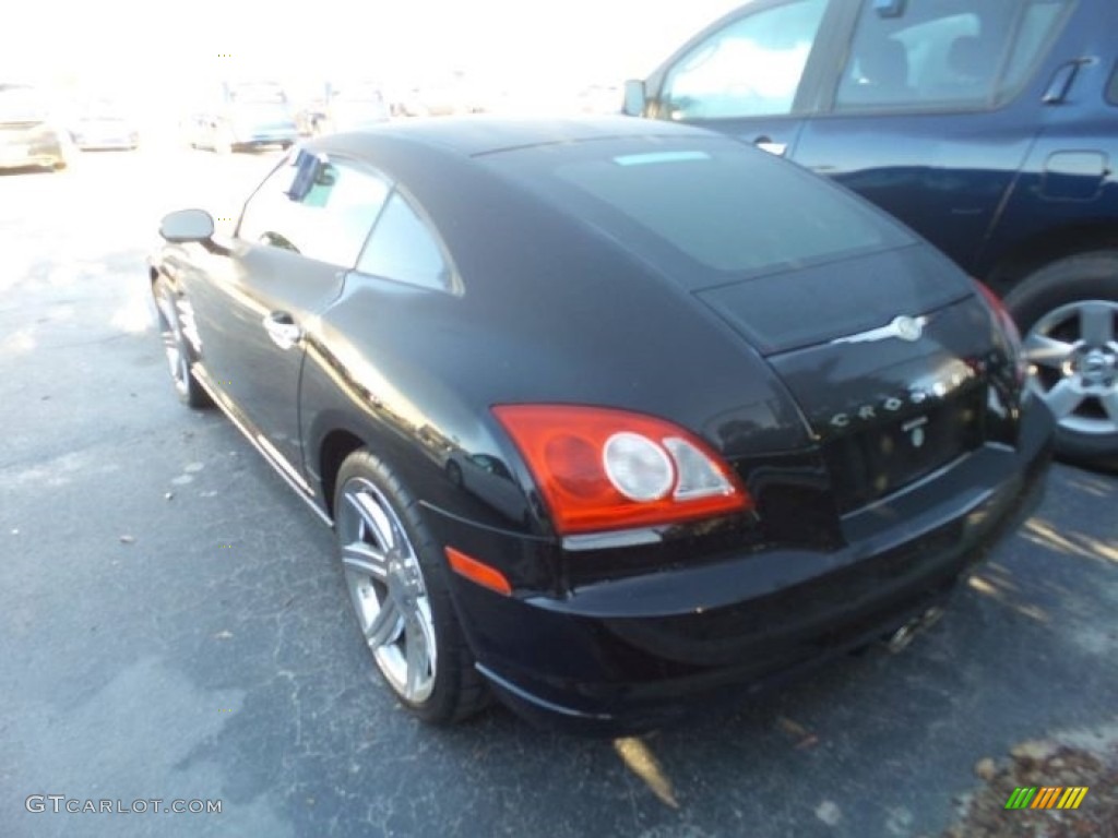 2004 Crossfire Limited Coupe - Black / Dark Slate Gray/Cedar photo #3