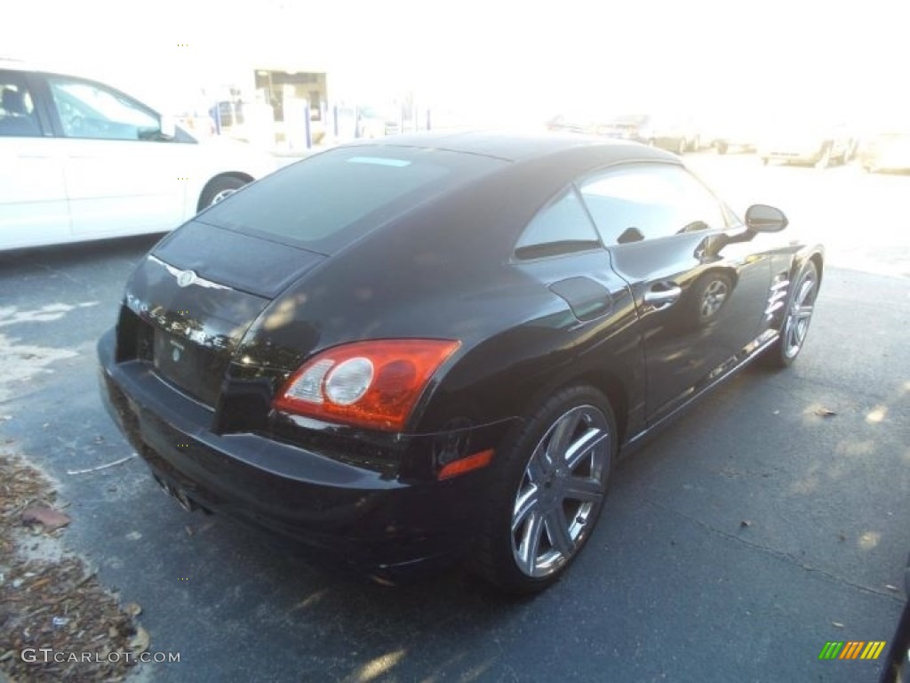 2004 Crossfire Limited Coupe - Black / Dark Slate Gray/Cedar photo #4