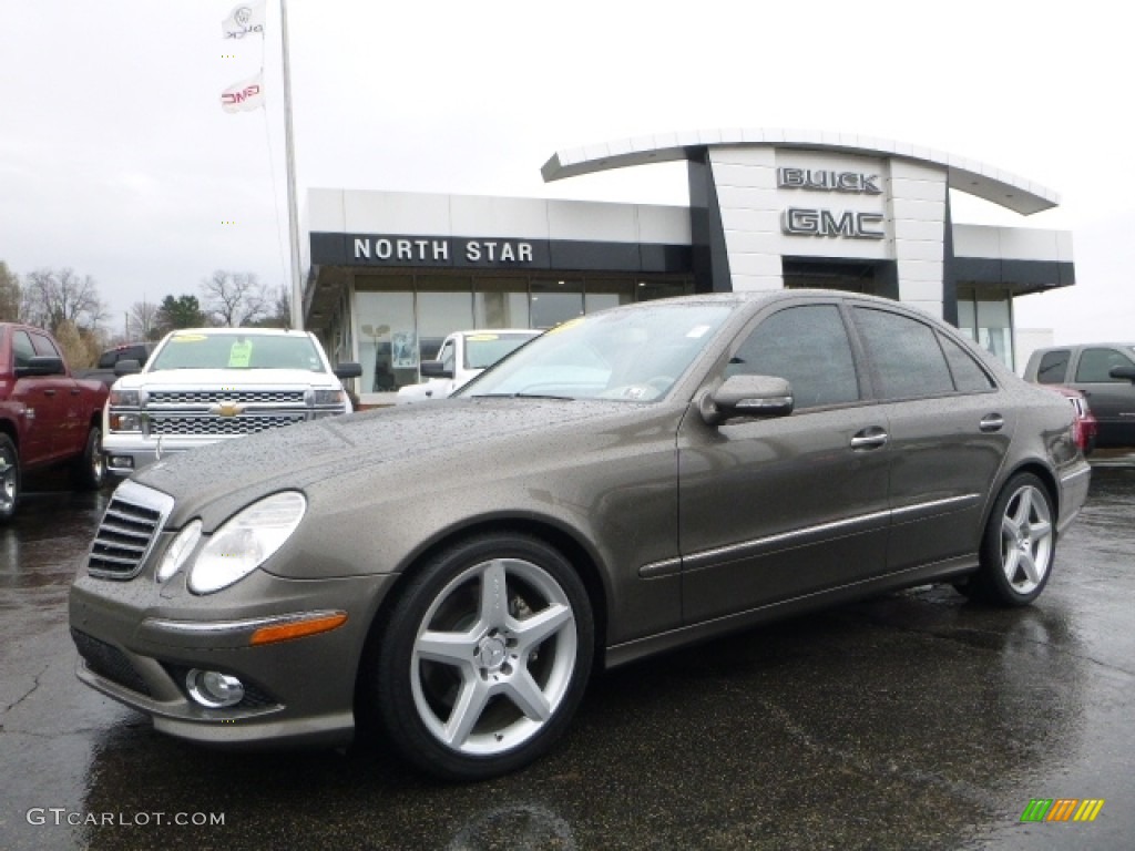 2009 E 350 Sedan - Indium Grey Metallic / Cashmere photo #1