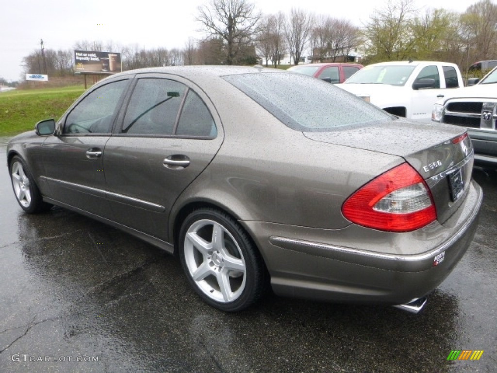 2009 E 350 Sedan - Indium Grey Metallic / Cashmere photo #4