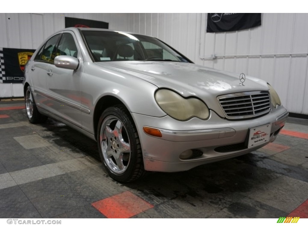 2001 C 320 Sedan - Brilliant Silver Metallic / Charcoal Black photo #5