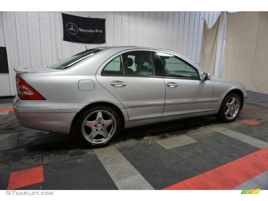 2001 C 320 Sedan - Brilliant Silver Metallic / Charcoal Black photo #7