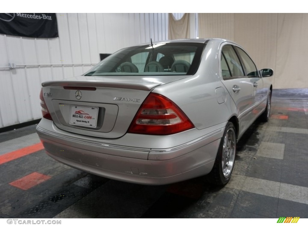 2001 C 320 Sedan - Brilliant Silver Metallic / Charcoal Black photo #8