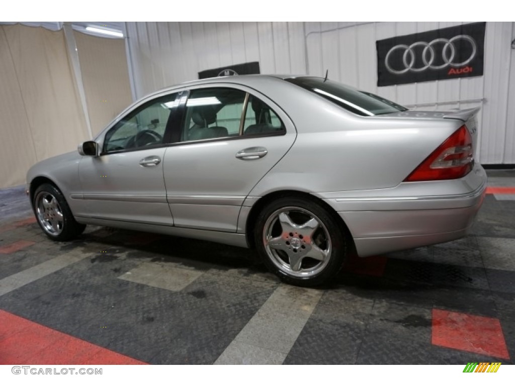 2001 C 320 Sedan - Brilliant Silver Metallic / Charcoal Black photo #11