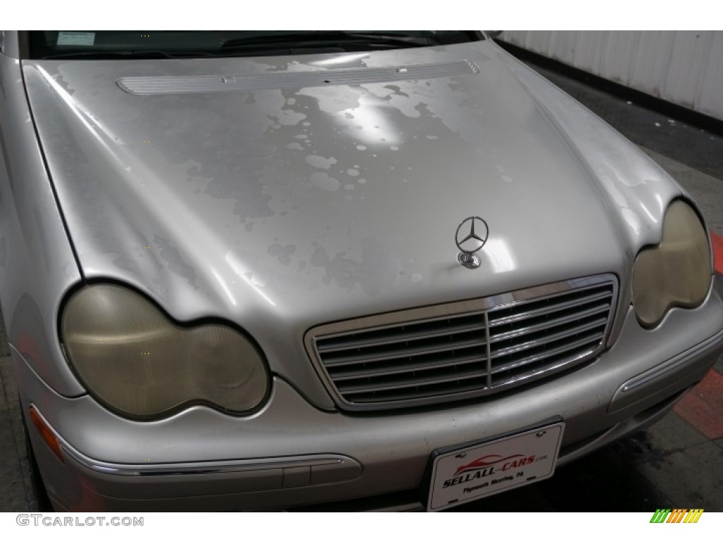 2001 C 320 Sedan - Brilliant Silver Metallic / Charcoal Black photo #56