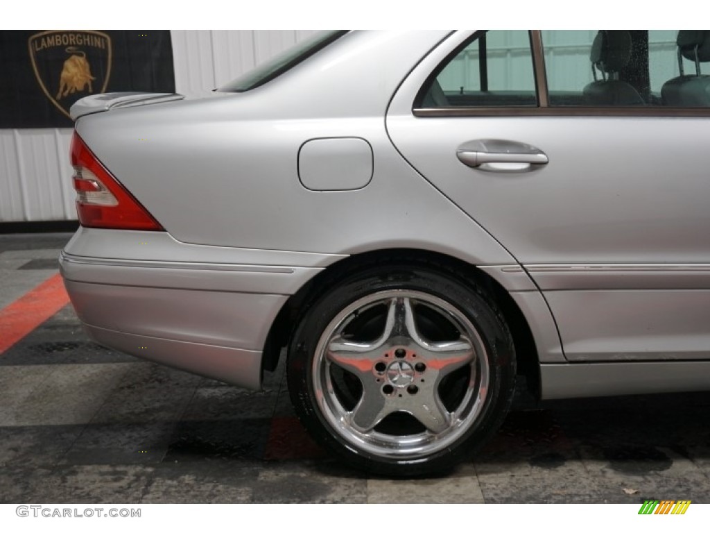 2001 C 320 Sedan - Brilliant Silver Metallic / Charcoal Black photo #65
