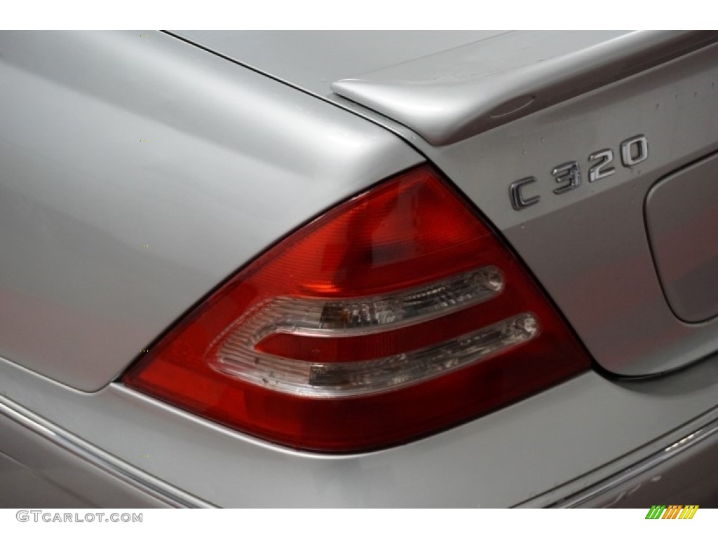 2001 C 320 Sedan - Brilliant Silver Metallic / Charcoal Black photo #69