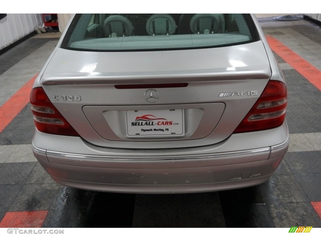 2001 C 320 Sedan - Brilliant Silver Metallic / Charcoal Black photo #76