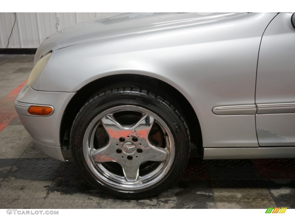 2001 C 320 Sedan - Brilliant Silver Metallic / Charcoal Black photo #87