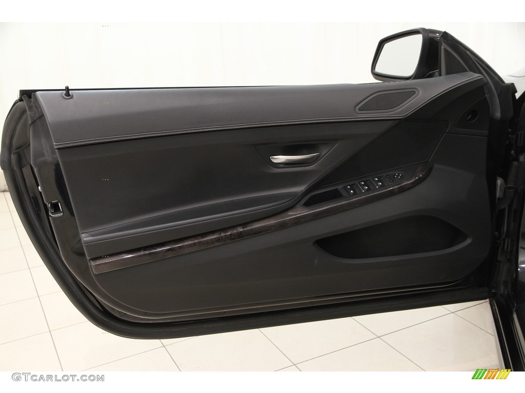 2013 6 Series 650i xDrive Convertible - Black Sapphire Metallic / Black photo #5