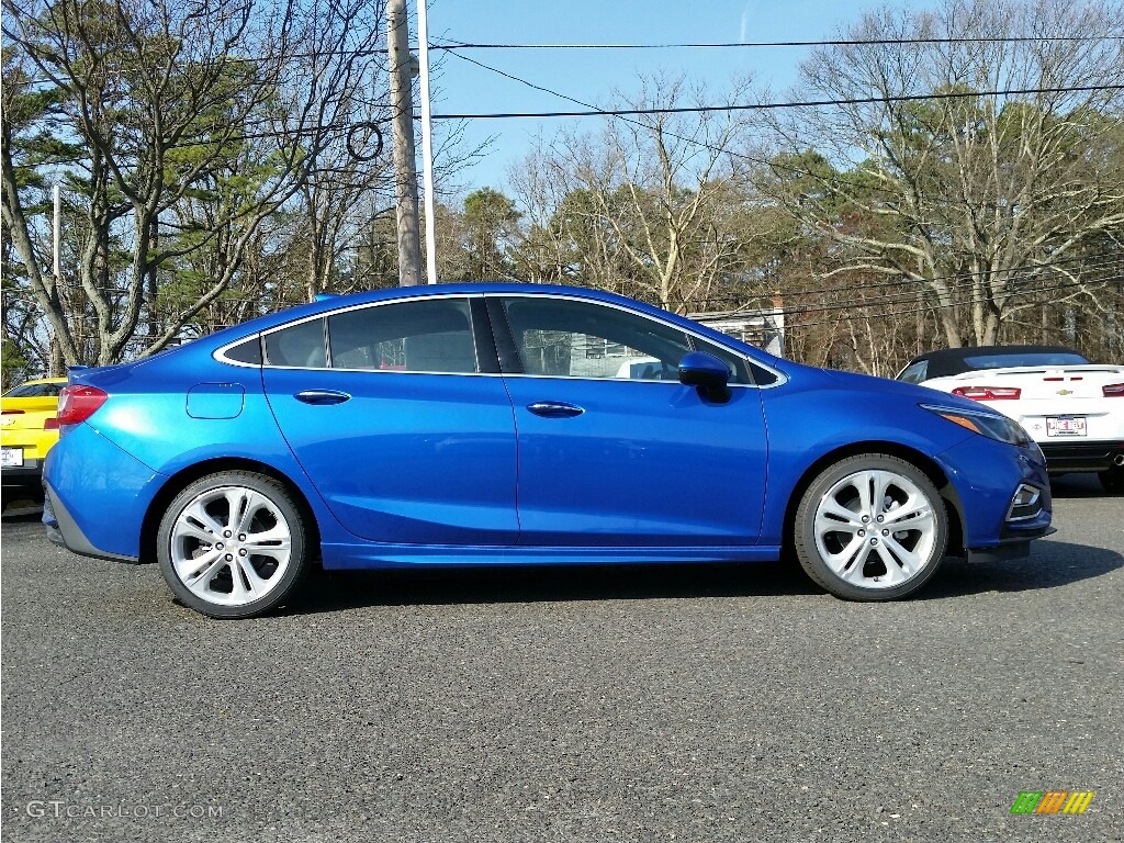 Kinetic Blue Metallic 2016 Chevrolet Cruze Premier Sedan Exterior Photo #112230092