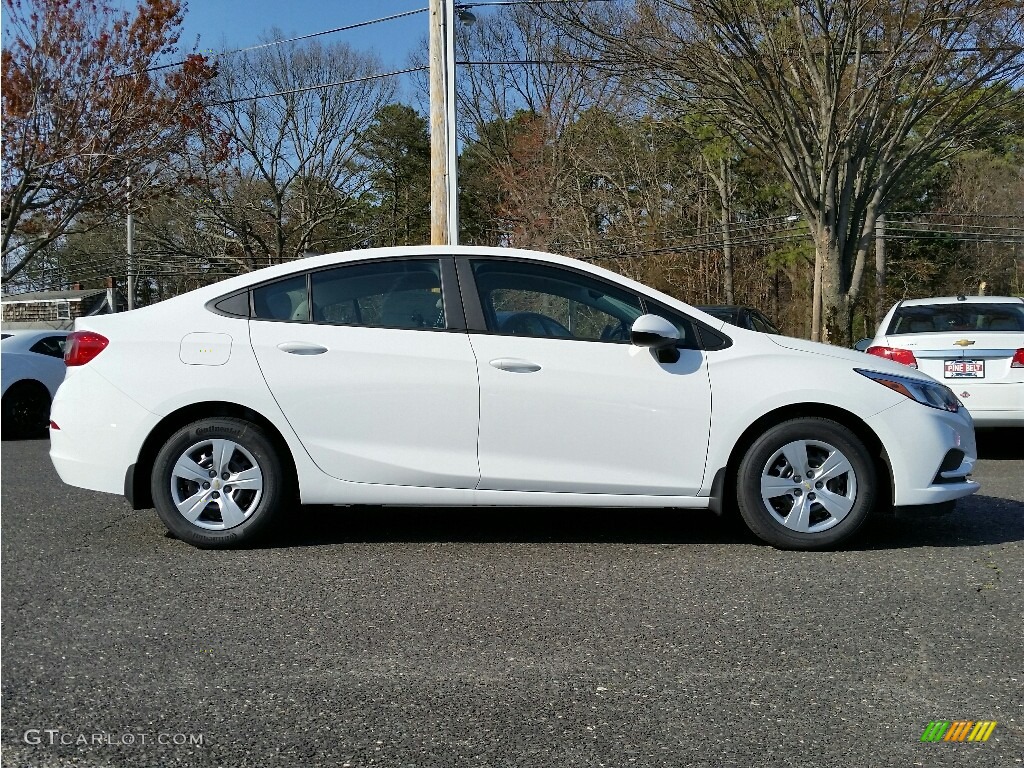 2016 Cruze LS Sedan - Summit White / Jet Black photo #3