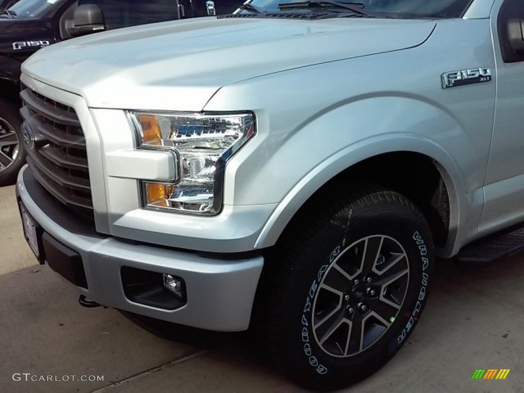 2016 F150 XLT SuperCrew 4x4 - Ingot Silver / Black photo #5